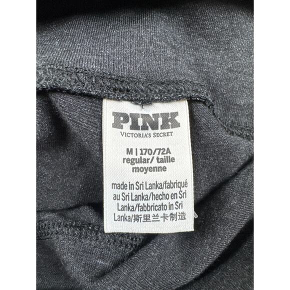 Victoria’s Secret Pink High‎ Rise Stretch Cotton Leggings Dark Grey Medium - Picture 5 of 6
